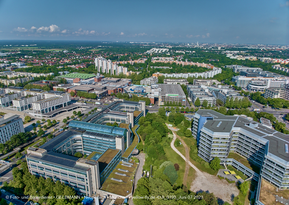 07.06.2023 - Perlach Plaza, PEP, Rentenversicherung, Wohnring, WACKER-Chemie in Neuperlach
